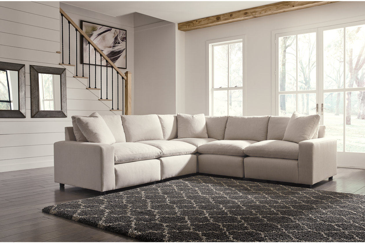 Savesto 5 Piece Sectional Ashley, Ashley Leather Sectional Reviews