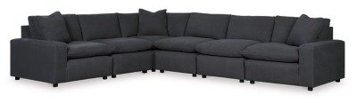 Savesto 6-Piece Sectional, Charcoal, large