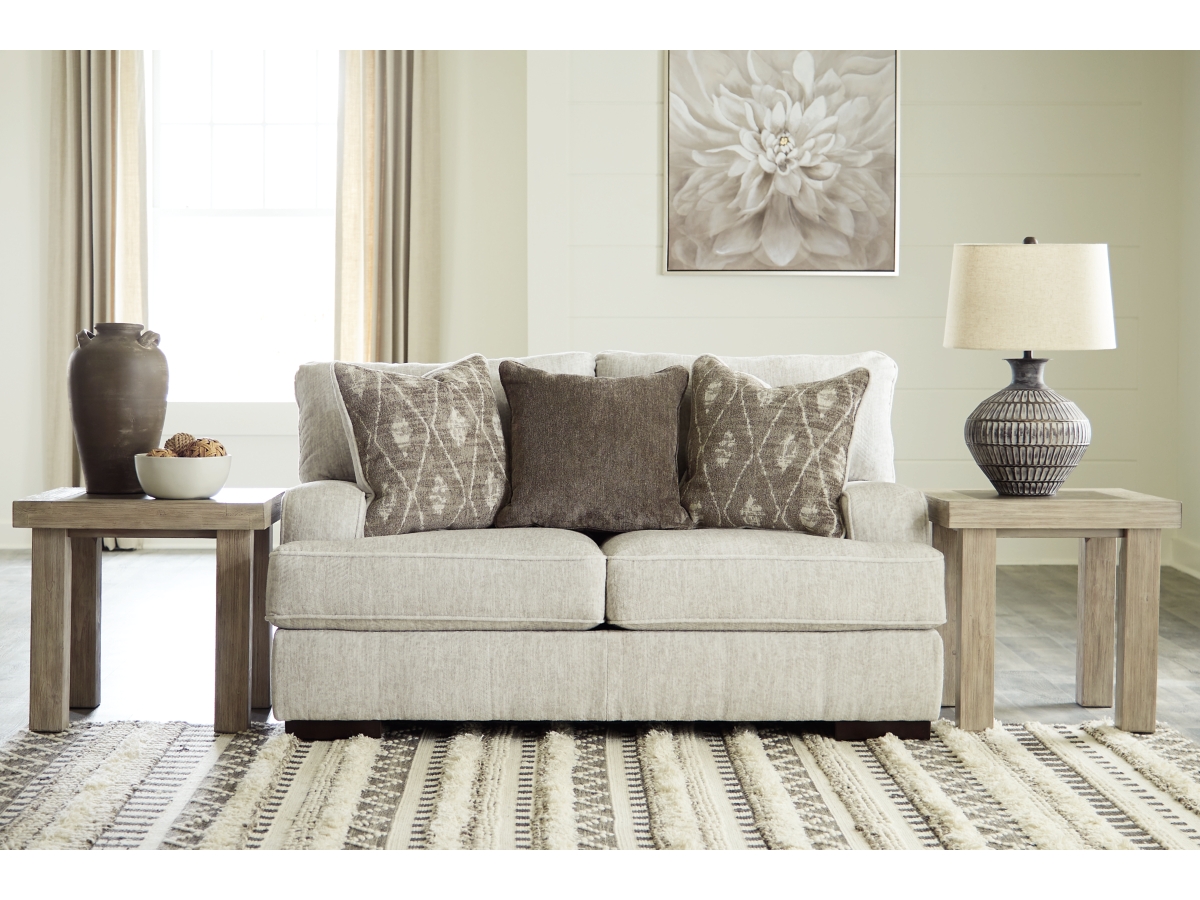 Alesandra parchment sofa discount