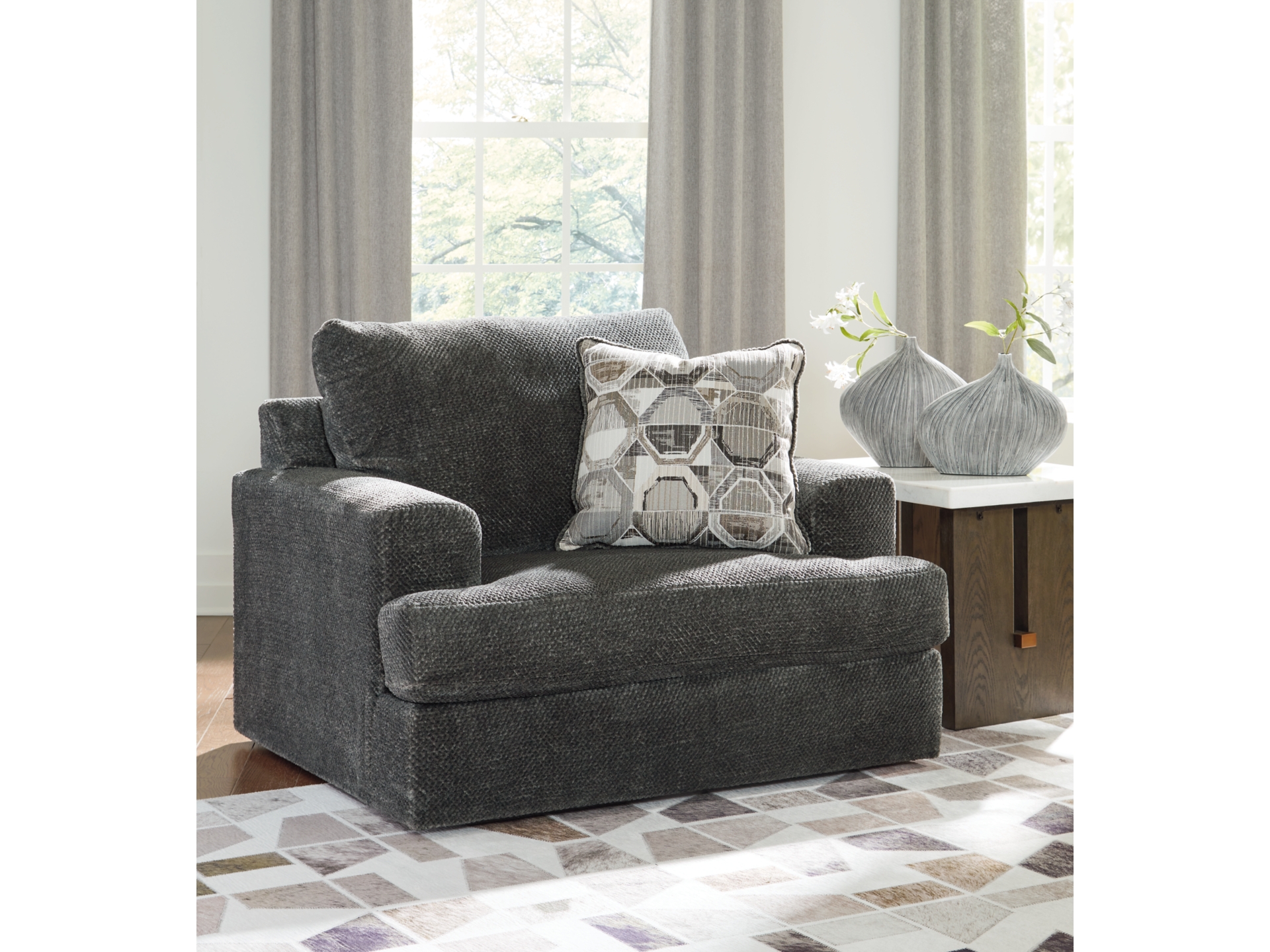 Image 1 of Karinne living room group Smoke 
