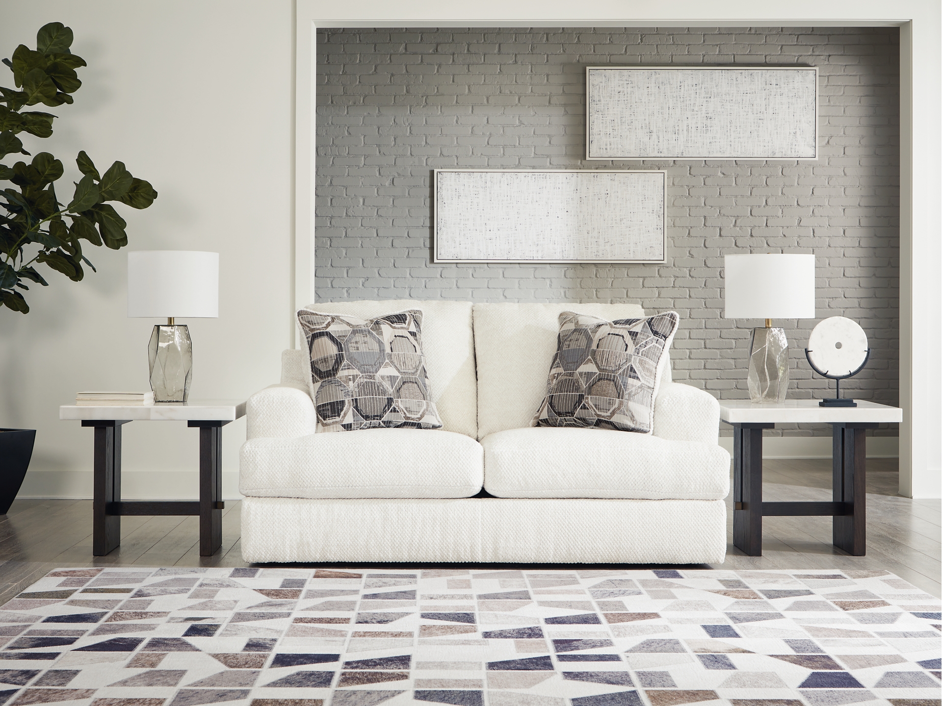 Image 1 of Karinne living room group Linen 