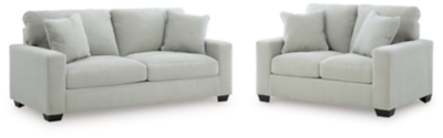 Amesley Sofa and Loveseat, Smoke, large