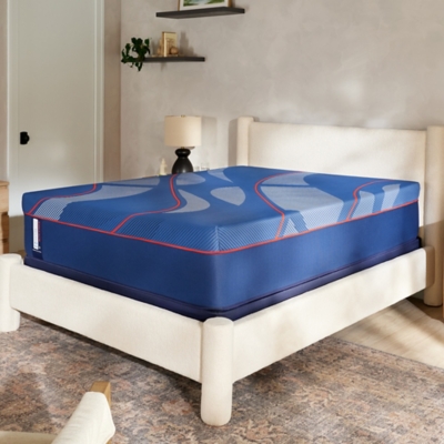 Sealy Posturepedic® Elite Albany II Hybrid Medium Queen Mattress, Blue, large