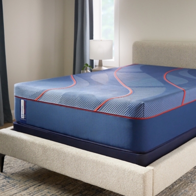Sealy Posturepedic® Elite Brenham II Hybrid Soft Queen Mattress, Blue, large