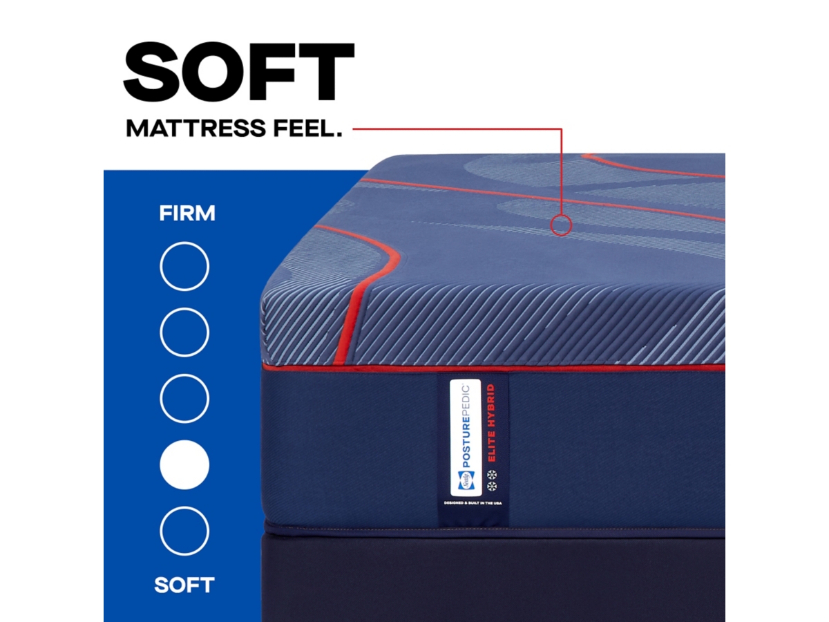 Sealy Posturepedic® Elite High Point II Hybrid Soft King Mattress