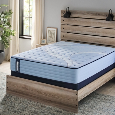 Sealy Posturepedic® Cedar Knolls Firm Queen Mattress, Blue, large