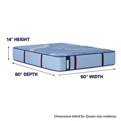 Sealy Posturepedic® Pro Golden Grove Firm Full Mattress, Blue, large