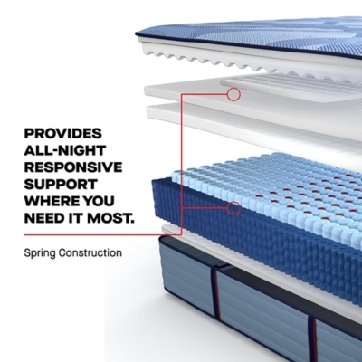 Sealy Posturepedic® Pro Golden Grove Firm Full Mattress, Blue, large