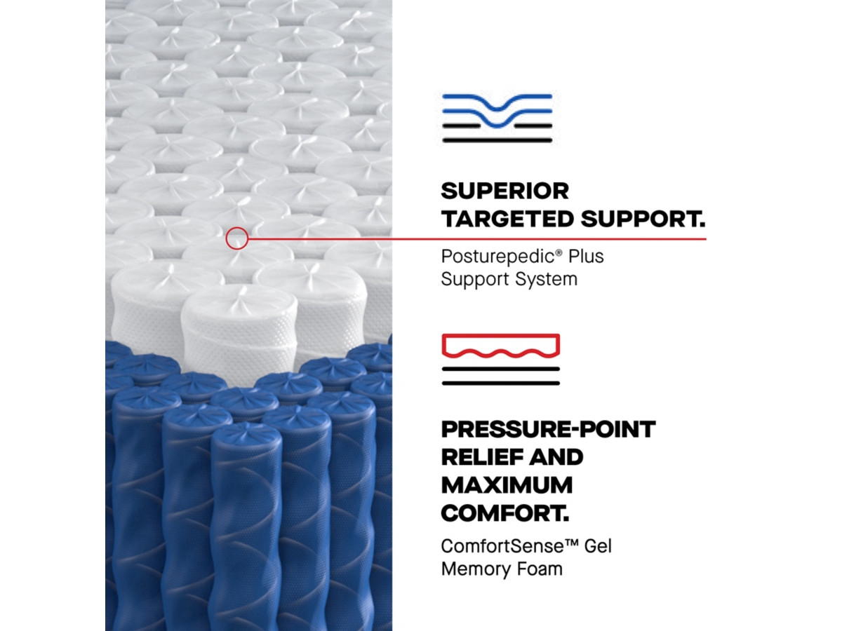 Sealy Posturepedic® Plus Ellie Lane Hybrid Medium Full Mattress