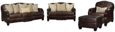  Embrook Sofa Loveseat Chair and Ottoman Ashley 