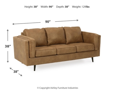 Maimz Sofa, Caramel, large