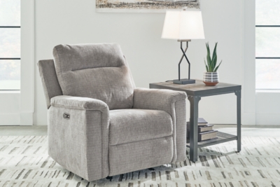 Barnsana Power Recliner, Ash, rollover