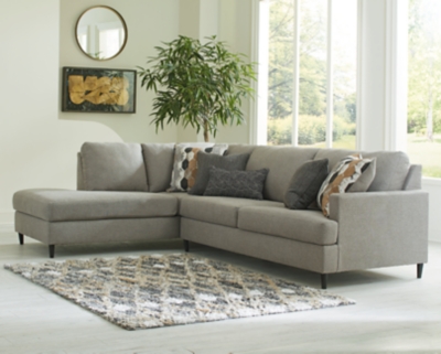 APK-33301-L2 Santasia 2-Piece Sectional with Chaise, Granite sku APK-33301-L2