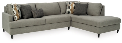 Santasia 2-Piece Sectional with Chaise, Granite, large