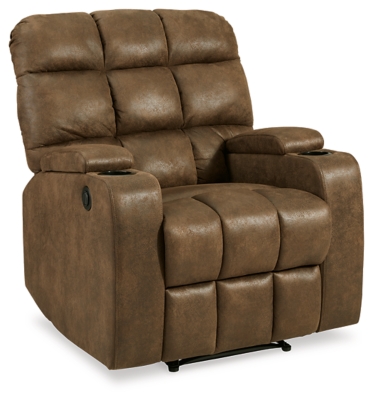 Kennebec Power Recliner, Brown, large