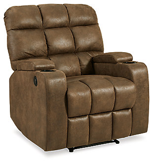 Kennebec Power Recliner, Brown, large