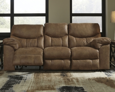 Boxberg Power Reclining Sofa, Bark, rollover