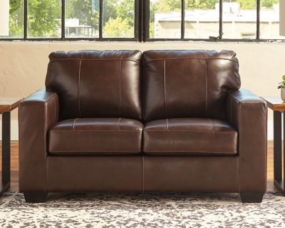 Morelos Loveseat, Chocolate, large