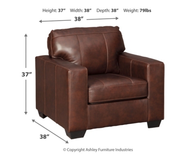 Ashley leather online chair