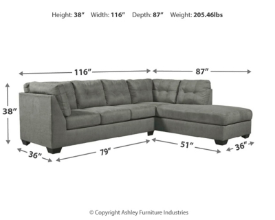 Pitkin sectional deals couch