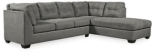 Pitkin 2-Piece Sectional with Chaise, Slate, large