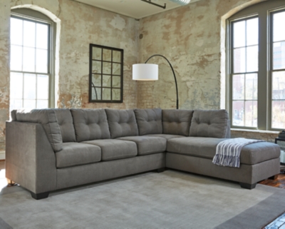 Pitkin 2-Piece Sectional with Chaise, Slate