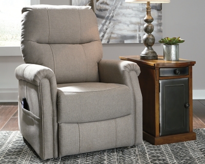 Markridge Power Lift Recliner, Gray, rollover