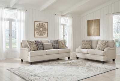 Bralynn Sofa and Loveseat, Linen