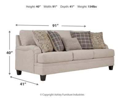 Ashley furniture beige deals couch