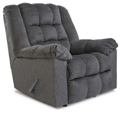 Drakestone Recliner, Charcoal, large