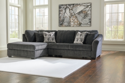 Biddeford 2-Piece Sectional with Chaise, Shadow