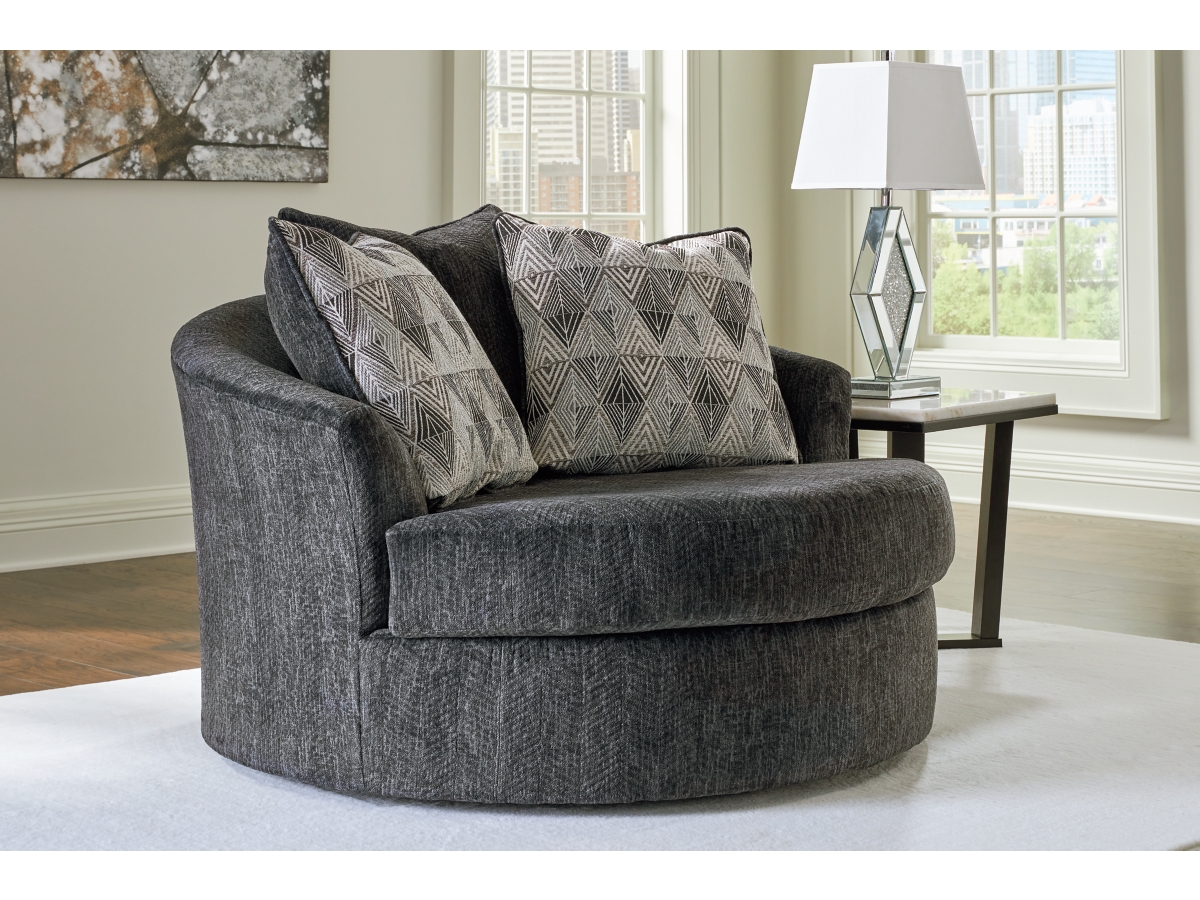 Ashley furniture deals round swivel chair