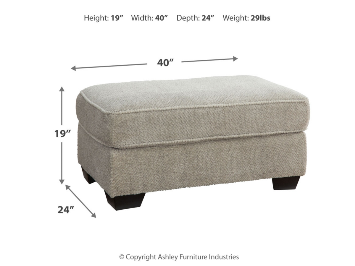 Discota Ottoman | Ashley