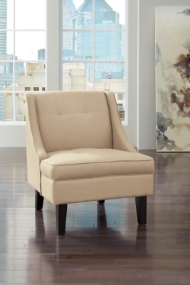 Clarinda Accent Chair, Cream, large