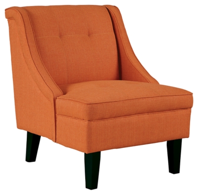 Clarinda Accent Chair, Orange, large