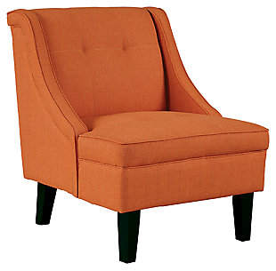 Clarinda Accent Chair, Orange, large