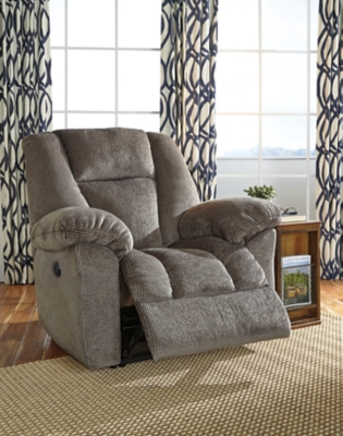 Nimmons Power Recliner, Taupe, large