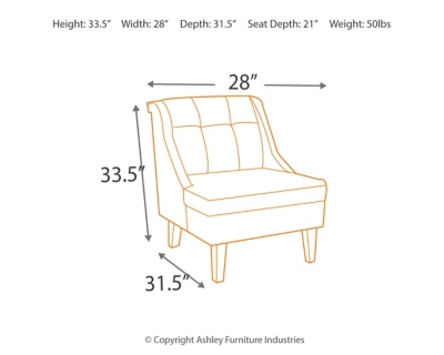 Cerdic Accent Chair, , large