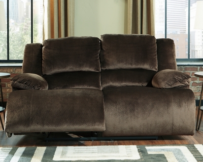 Clonmel Power Reclining Loveseat, Chocolate, rollover