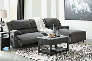 Clonmel 3-Piece Reclining Sectional with Chaise, , large