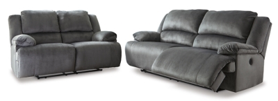 Clonmel Sofa and Loveseat, Charcoal, large