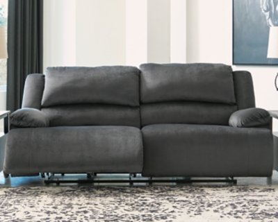 Clonmel Power Reclining Sofa, Charcoal, large