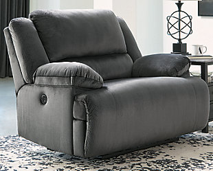 Clonmel Oversized Recliner, Charcoal, rollover