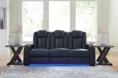 Fyne-Dyme Dual Power Reclining Sofa, Sapphire