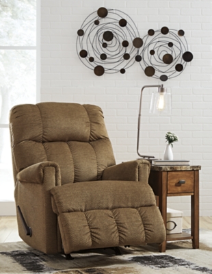 Craggly Recliner, Straw, large