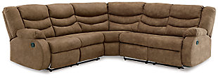 Partymate 2-Piece Reclining Sectional, Brindle, large