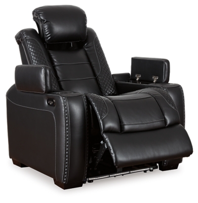 Party Time Power Recliner, Midnight, large