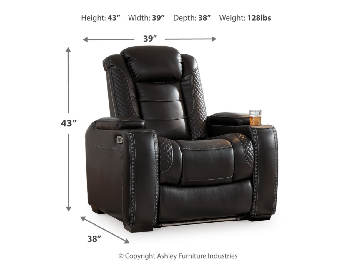 Party time outlet recliner ashley