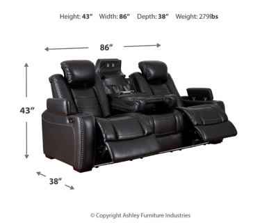 Party Time Power Reclining Sofa, , large