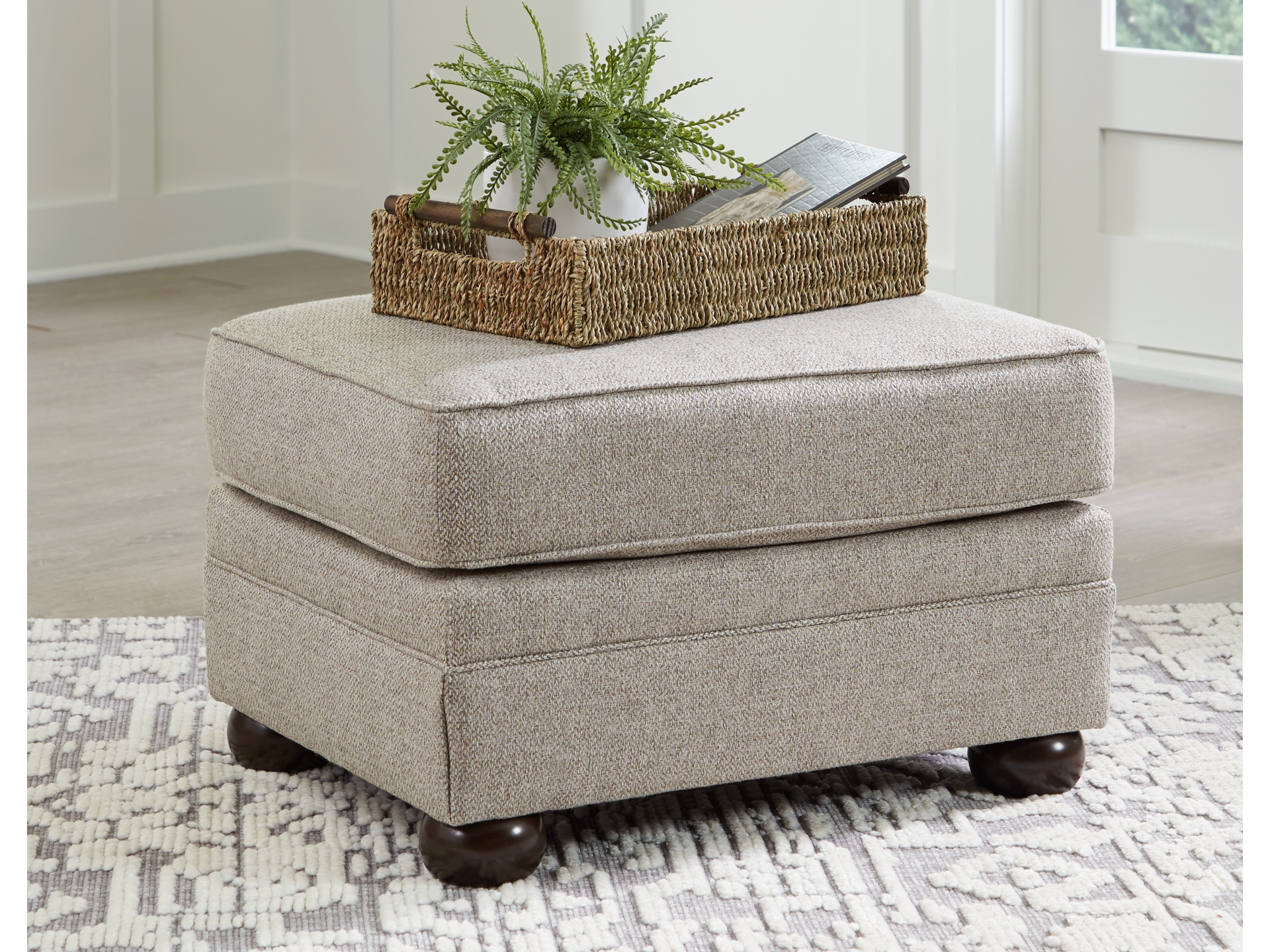Image 3 of Gaelon Sofa and Loveseat-chair ottoman Dune
